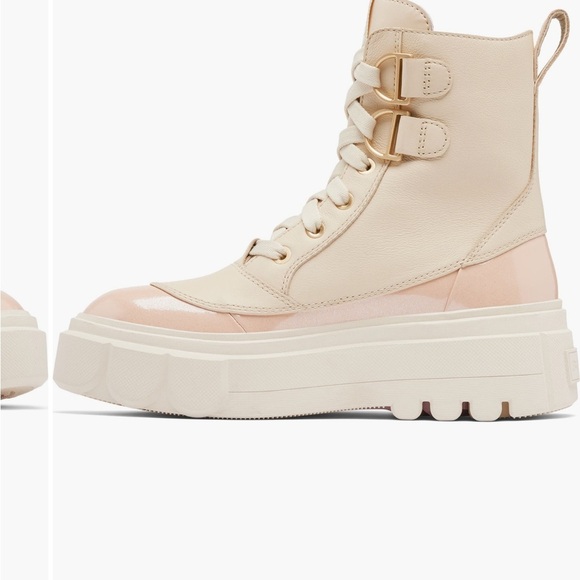 NWOB SOREL Caribou X waterproof bleached/ceramic chalk High-Top Boots size 9M - Picture 8 of 12
